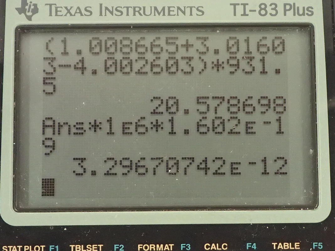 Calculator screenshot