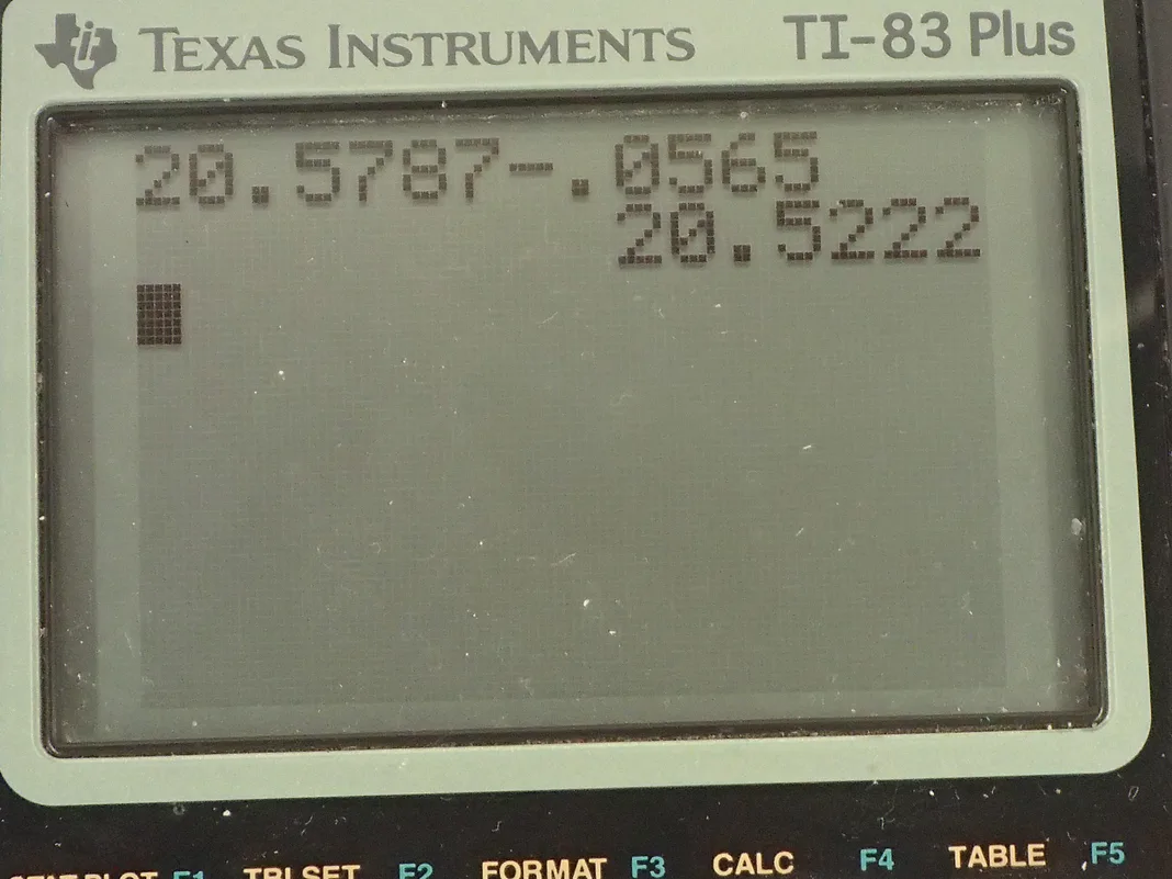 Calculator screenshot
