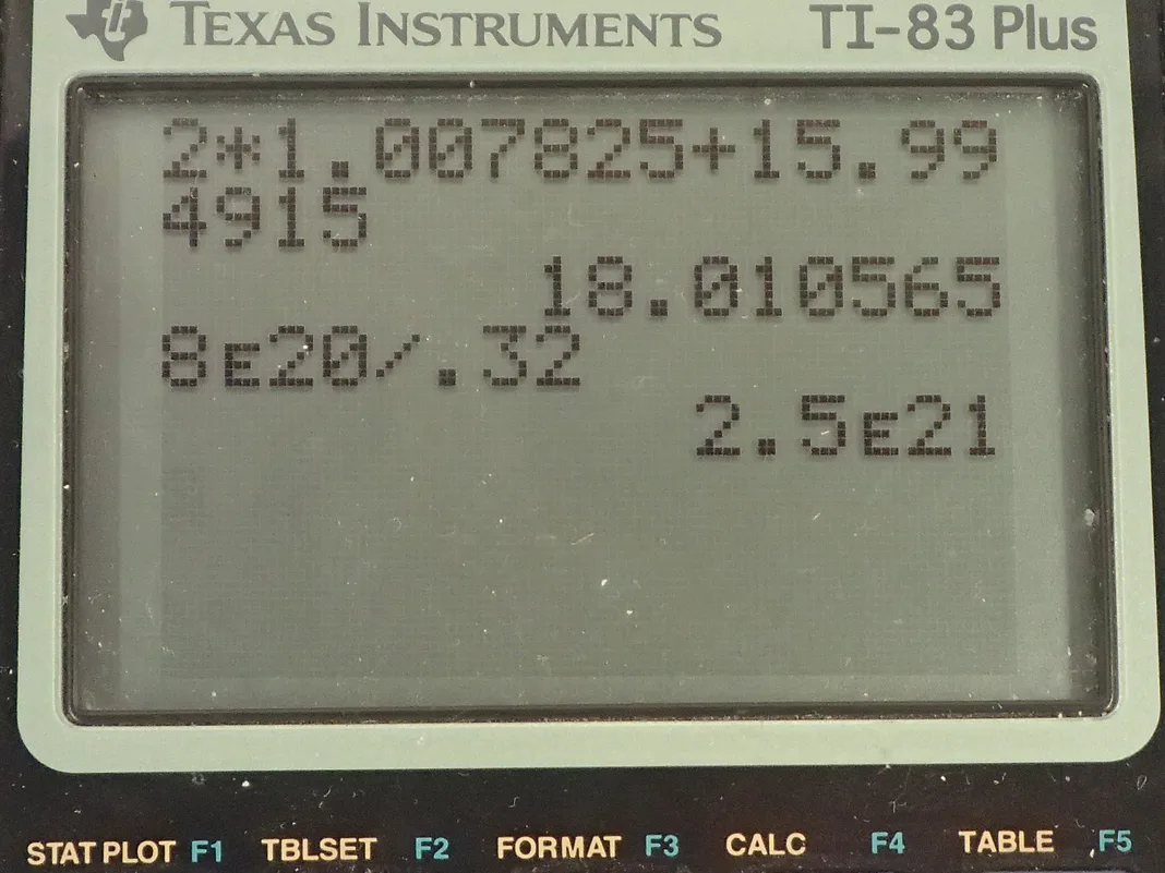 Calculator screenshot
