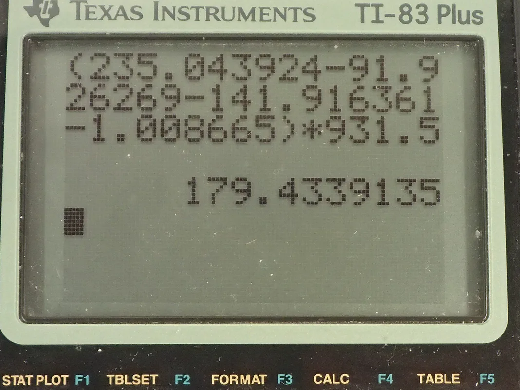 Calculator screenshot