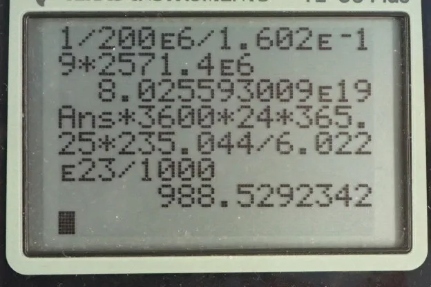 Calculator screenshot