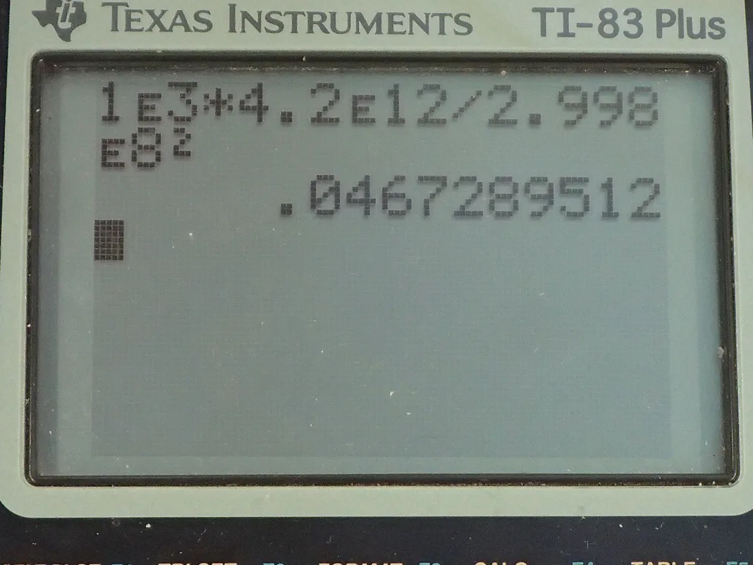Calculator screenshot