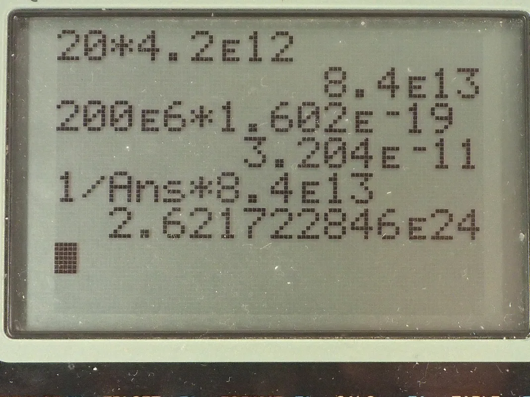 Calculator screenshot