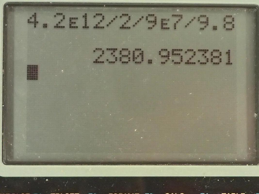 Calculator screenshot