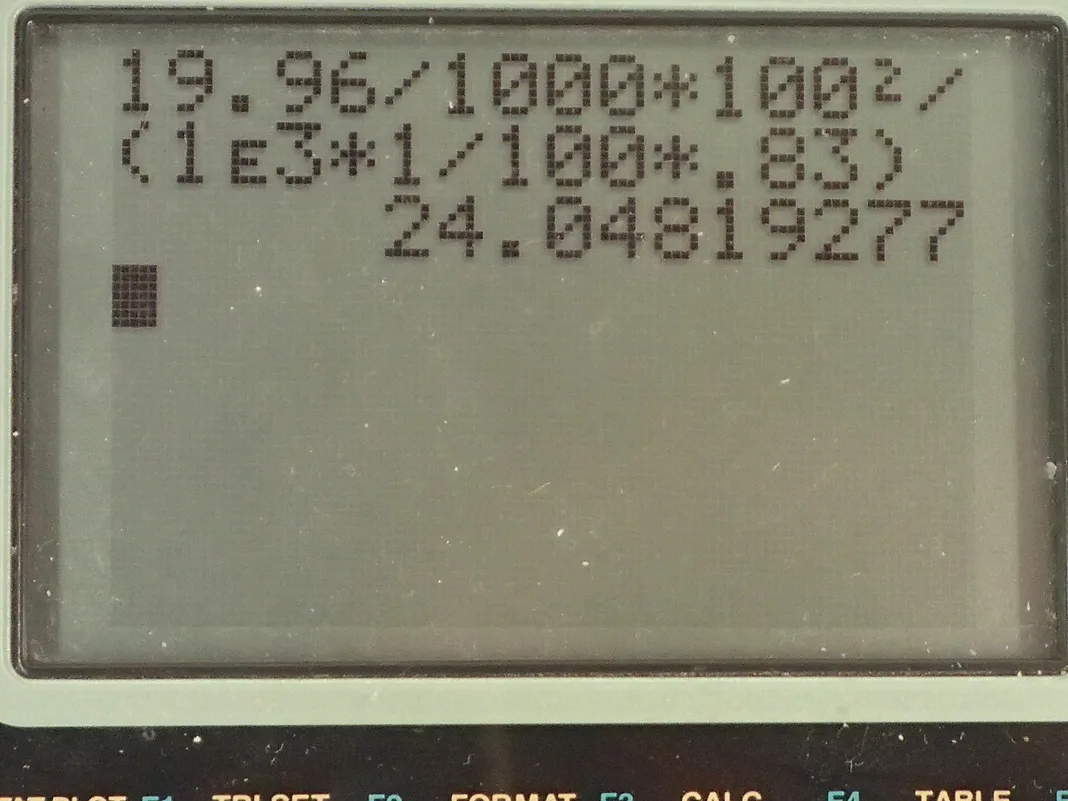 Calculator screenshot