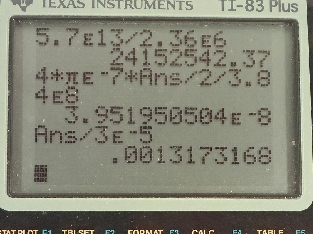 Calculator screenshot