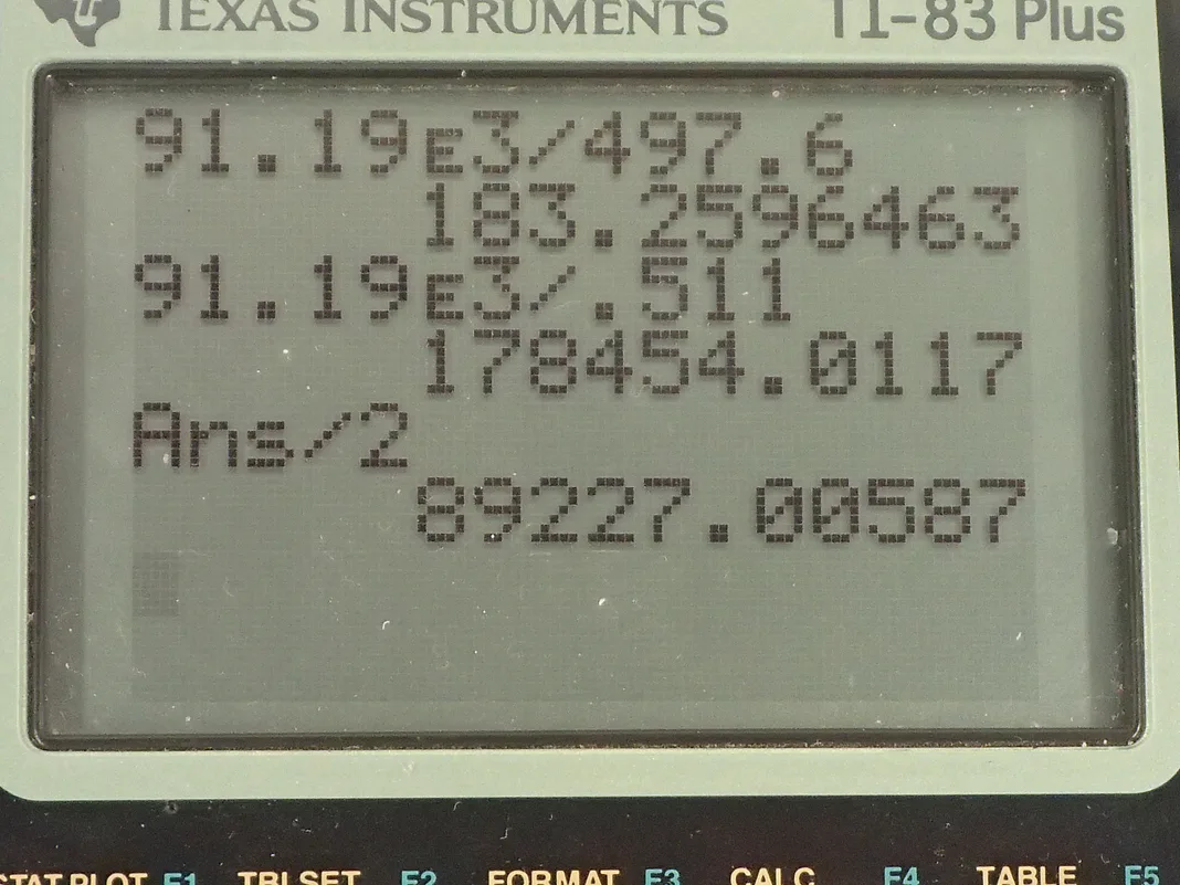 Calculator screenshot