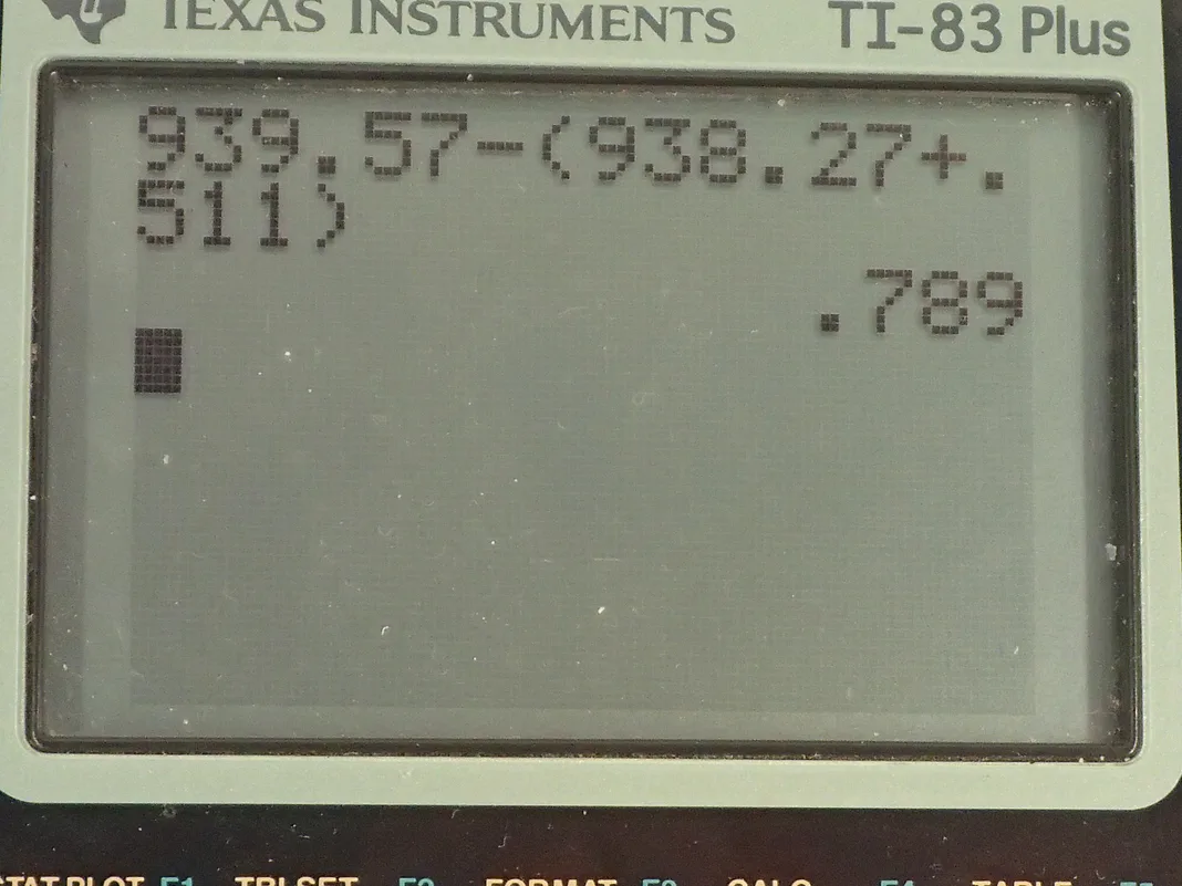 Calculator screenshot