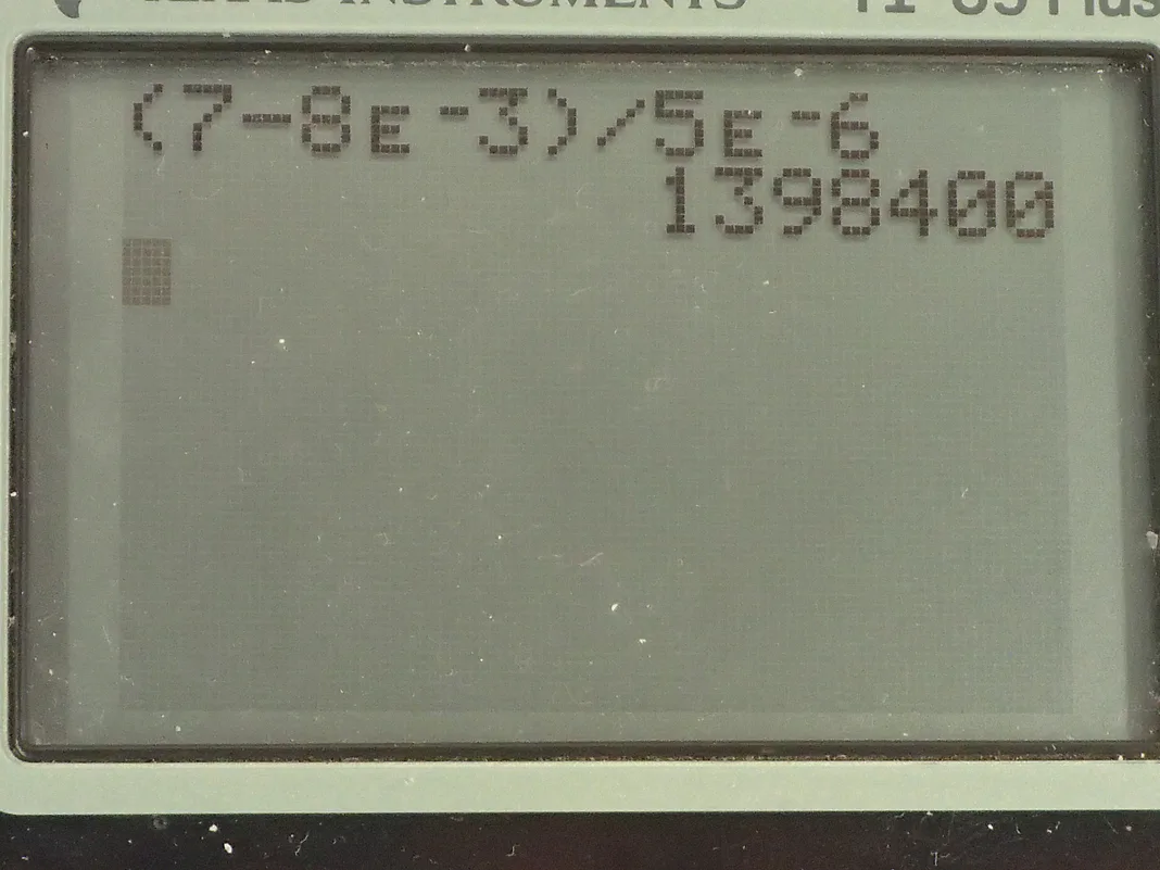Calculator screenshot