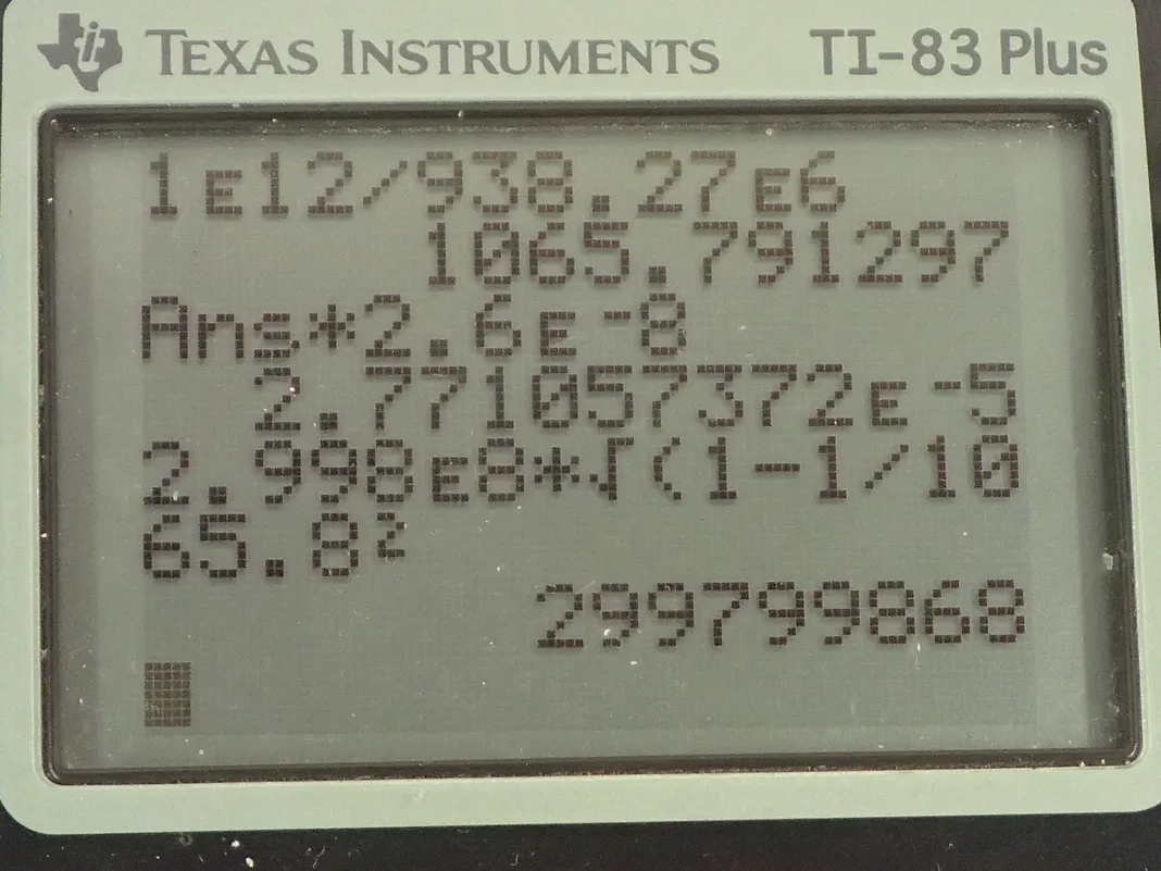 Calculator screenshot