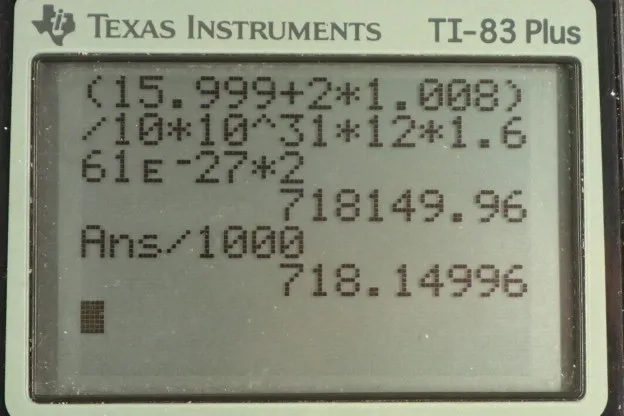 Calculator screenshot