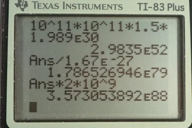 Calculator screenshot