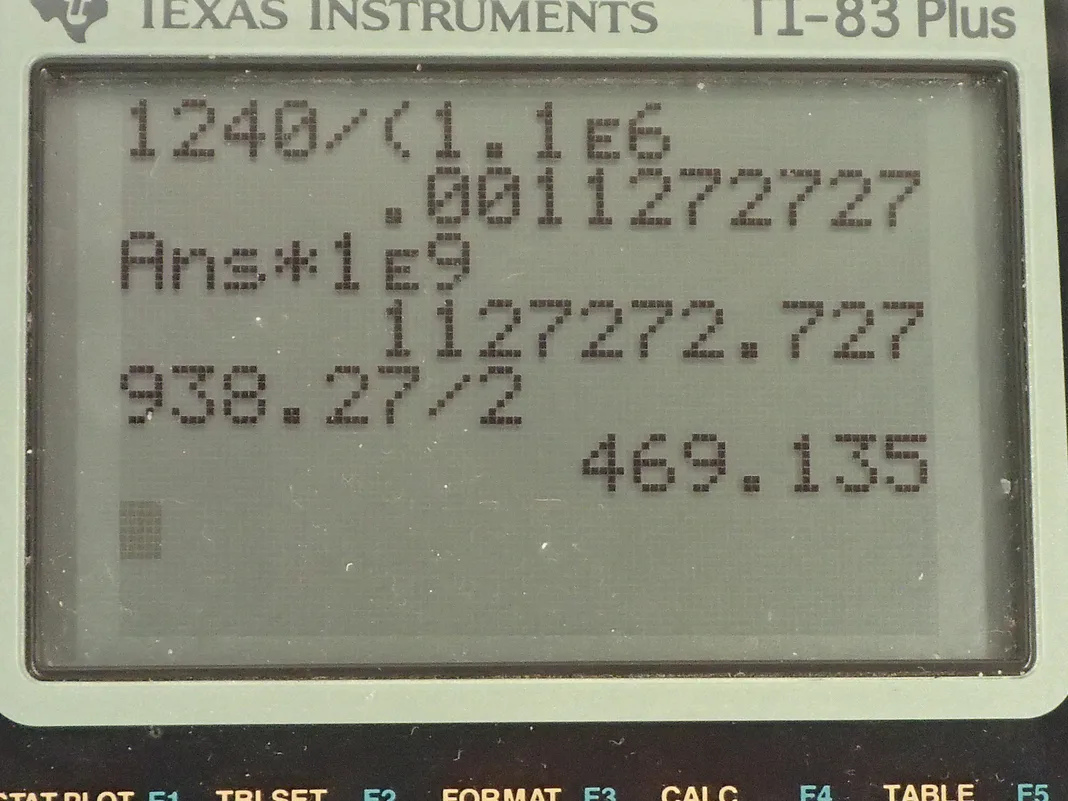 Calculator screenshot