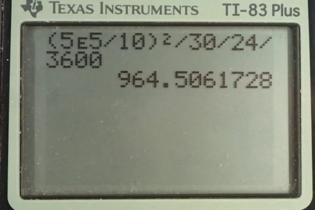 Calculator screenshot