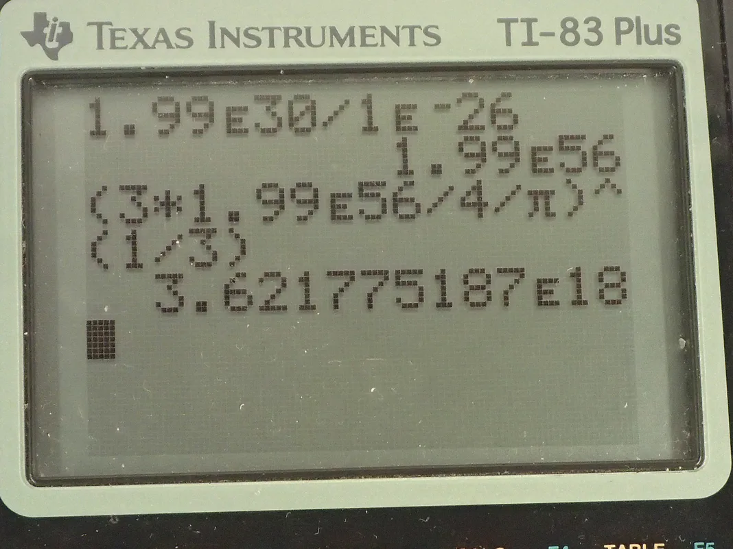 Calculator screenshot