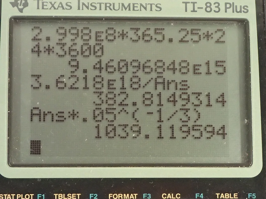 Calculator screenshot